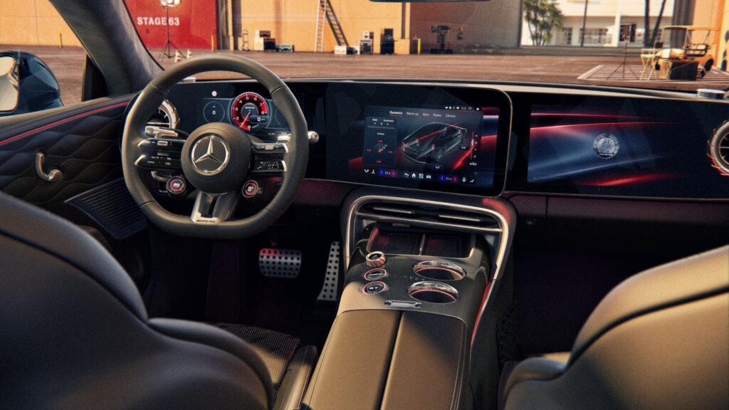 La Mercedes-AMG GT 53 Coupé 4 Portes électrique // Source : Mercedes