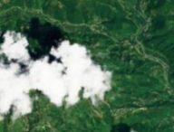 Le 26 août 2026, image satellite au Népal. // Source : Via X @planet