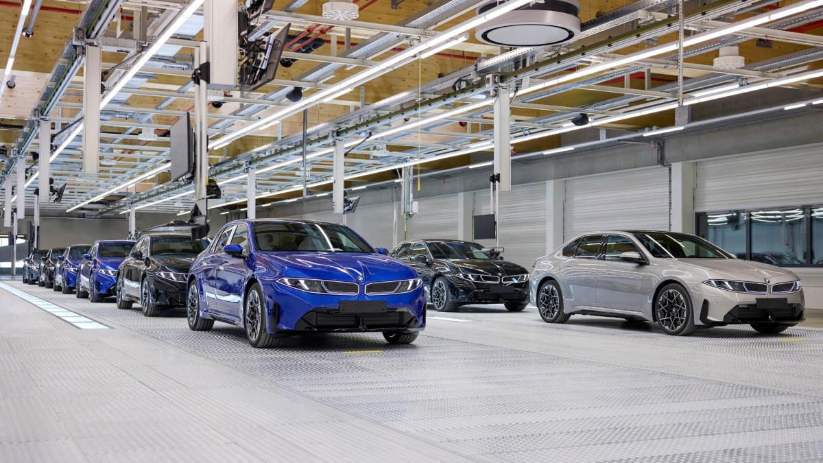L'usine de la BMW i3 à Munich. // Source : BMW