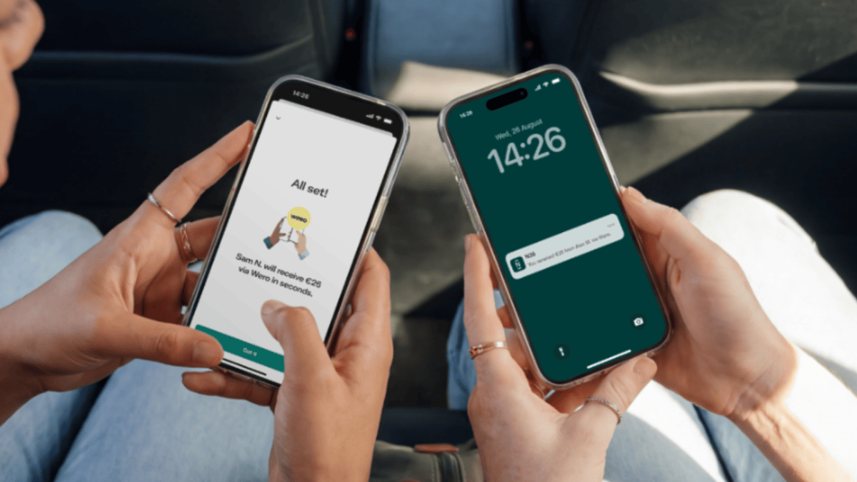 Wero chez N26. // Source : N26