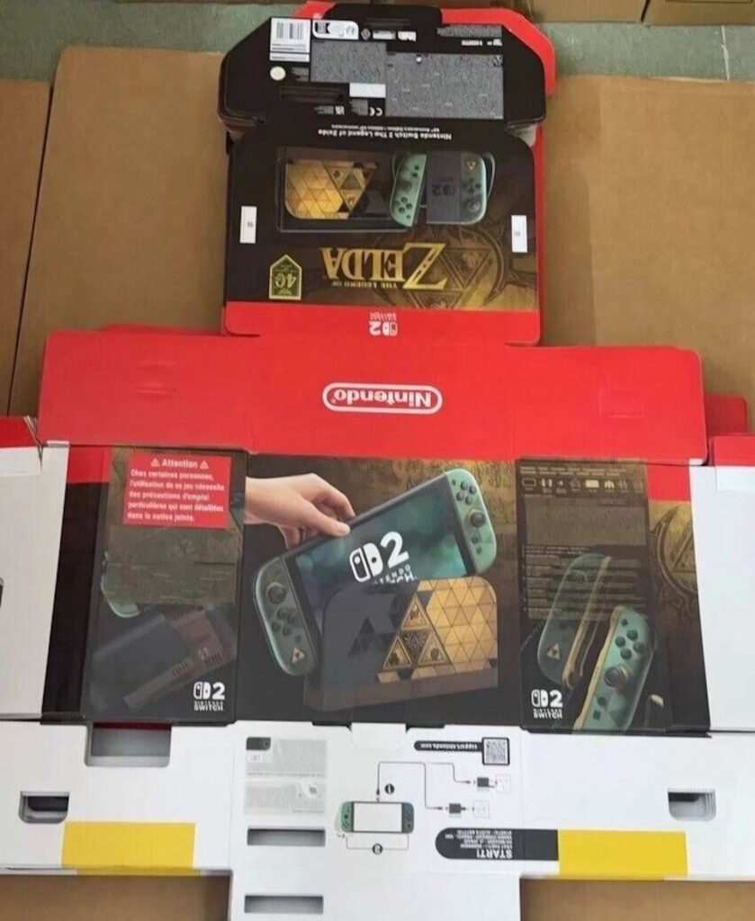 Nintendo Switch 2 collector pour The Legend of Zelda // Source : Leak (via NintendoEverything) Nintendo Switch 2 collector pour The Legend of Zelda // Source : Leak (via NintendoEverything)