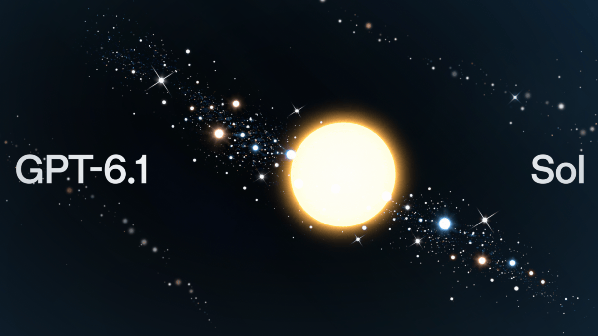 OpenAI lance déjà GPT-6.1 Sol, une semaine seulement après GPT-6 Sol