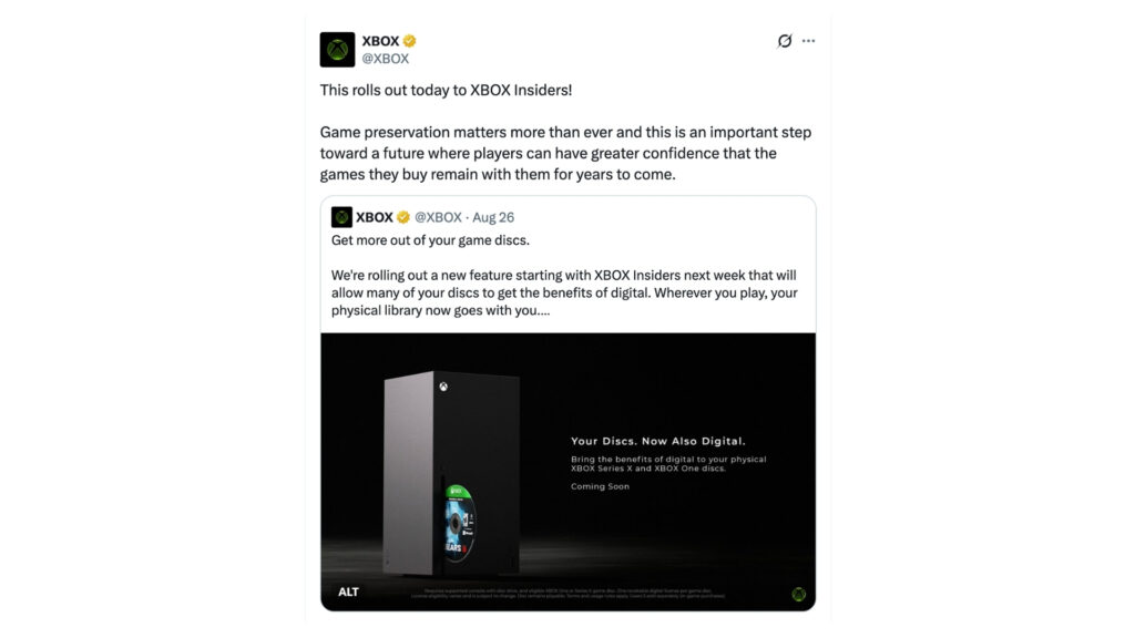 Plusieurs testeurs ont commencé à avoir accès à cette fonctionnalité. // Source : @Xbox Plusieurs testeurs ont commencé à avoir accès à cette fonctionnalité. // Source : @Xbox