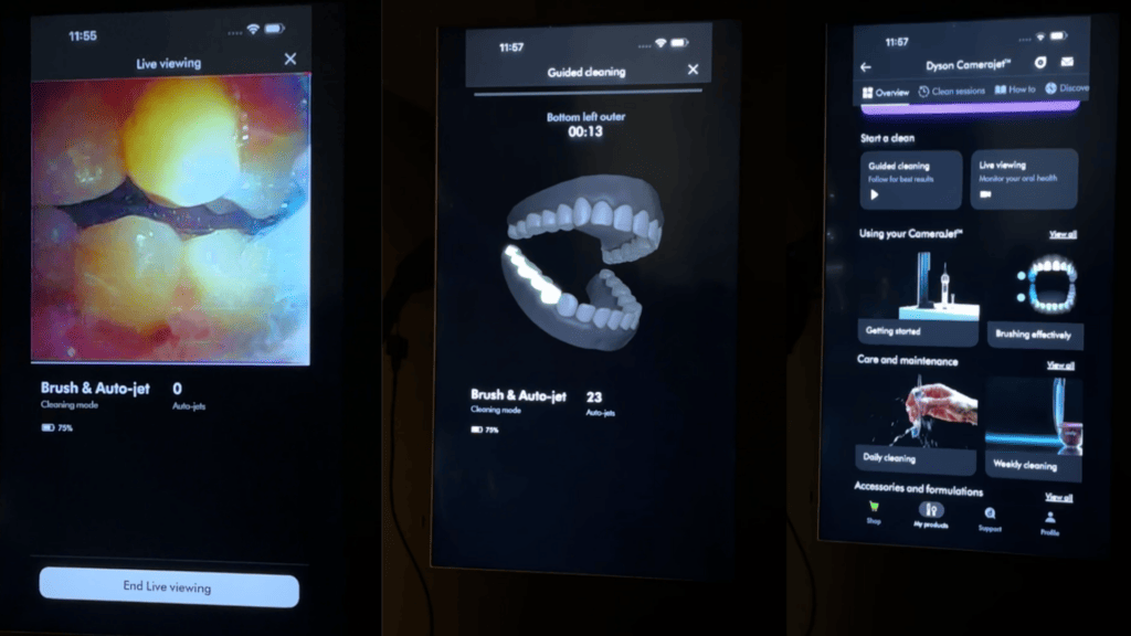 Il faut consulter l'app MyDyson pour l'utiliser // Source : Numerama Il faut consulter l'app MyDyson pour l'utiliser // Source : Numerama