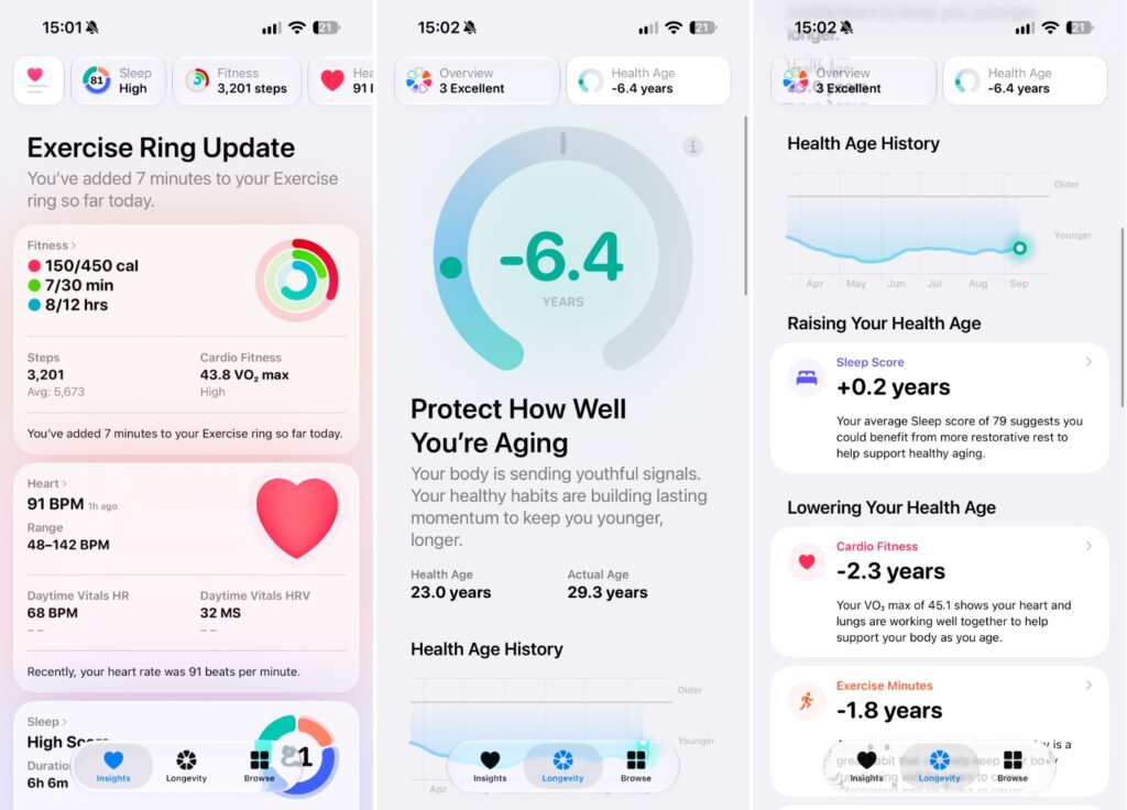 La nouvelle application Santé qui devrait arriver dans iOS 27.3 (et qui est en test dans iOS 27.2 bêta). // Source : Numerama La nouvelle application Santé qui devrait arriver dans iOS 27.3 (et qui est en test dans iOS 27.2 bêta). // Source : Numerama