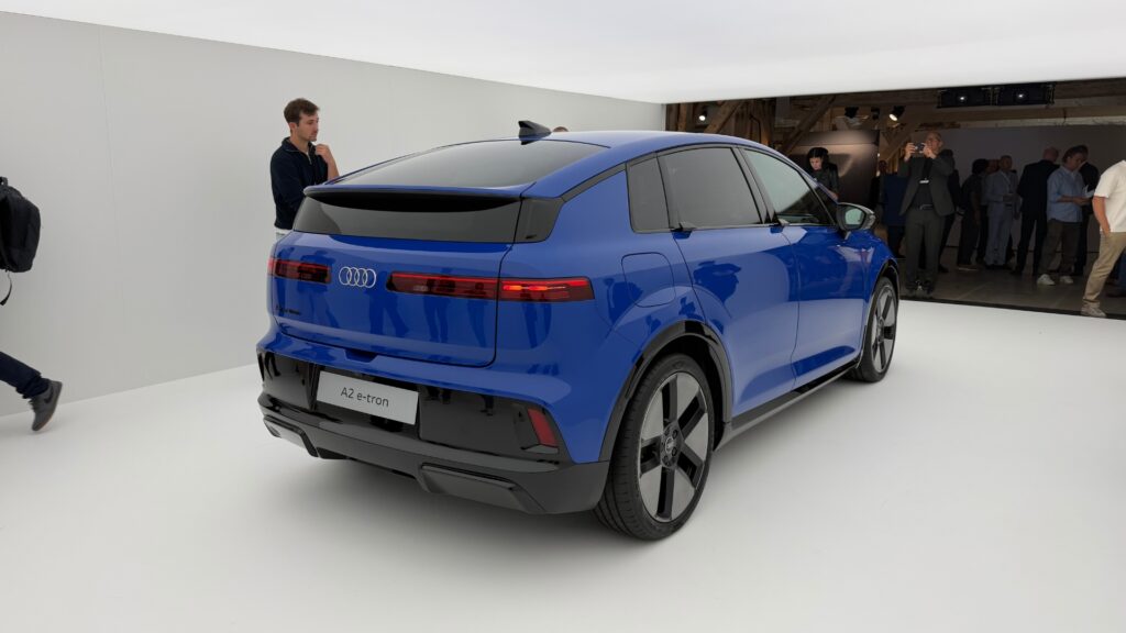 L'Audi A2 e-tron. // Source : Robin San Vicente pour Numerama