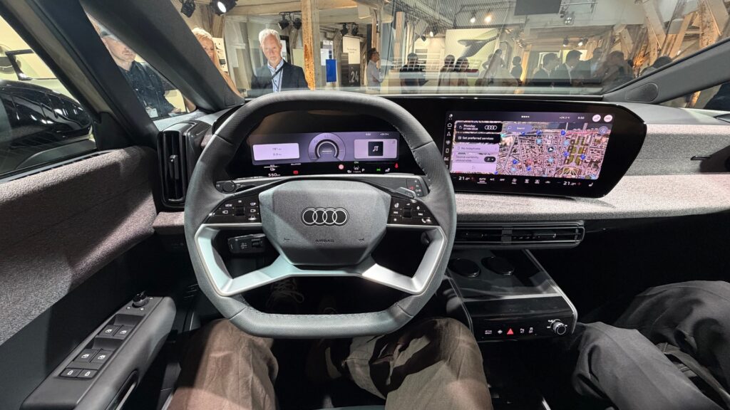 L'Audi A2 e-tron. // Source : Robin San Vicente pour Numerama