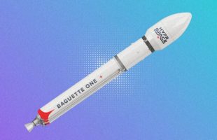 Baguette One. // Source : Dossier de presse HyPrSpace ; montage Numerama avec Canva Baguette One. // Source : Dossier de presse HyPrSpace ; montage Numerama avec Canva