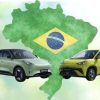 Voitures électriques au Brésil // Source : Montage Numerama