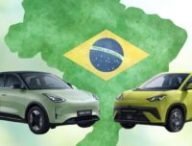 Voitures électriques au Brésil // Source : Montage Numerama