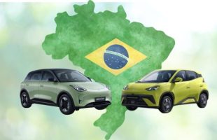 Voitures électriques au Brésil // Source : Montage Numerama Voitures électriques au Brésil // Source : Montage Numerama
