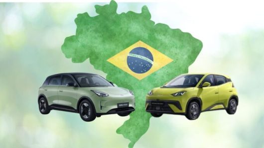 Voitures électriques au Brésil // Source : Montage Numerama Voitures électriques au Brésil // Source : Montage Numerama