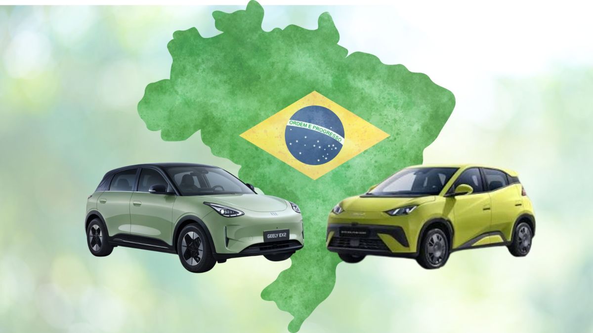 Voitures électriques au Brésil // Source : Montage Numerama Voitures électriques au Brésil // Source : Montage Numerama