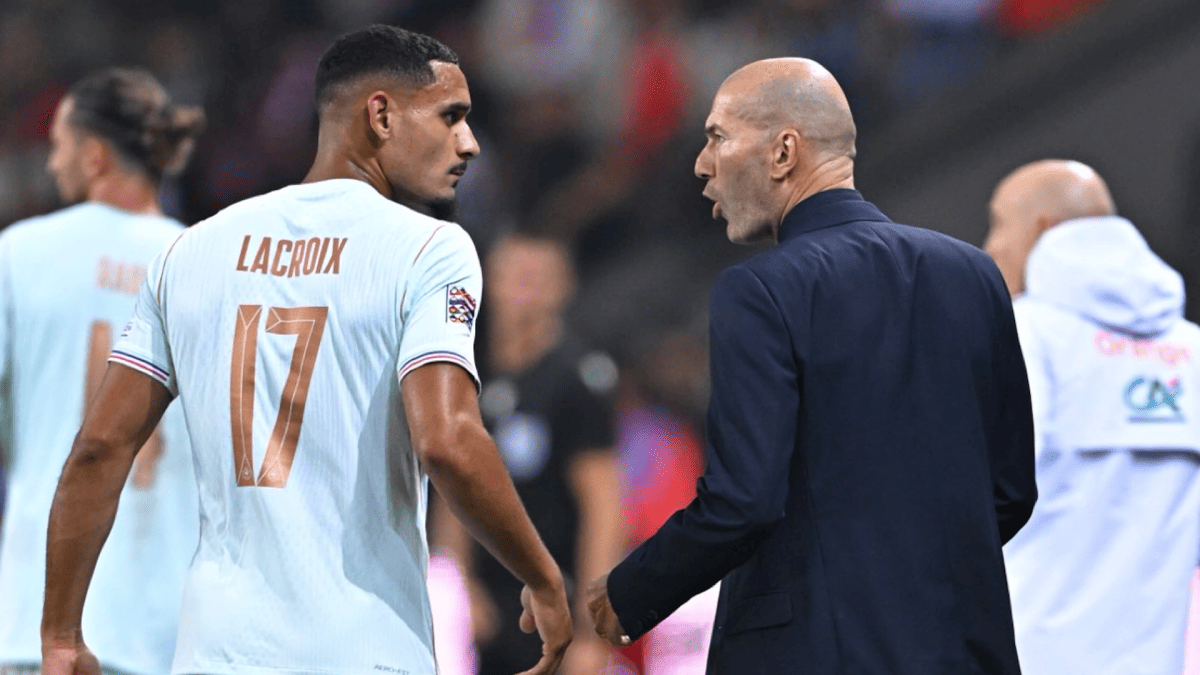 Zinédine Zidane, le nouveau coach des Bleus // Source : Compte X de L'Équipe de France
