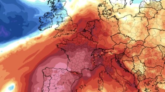Anomalie de température prévue pour le 4 septembre 2026. // Source : Via X @La_Meteo_du_13 (image recadrée) Anomalie de température prévue pour le 4 septembre 2026. // Source : Via X @La_Meteo_du_13 (image recadrée)