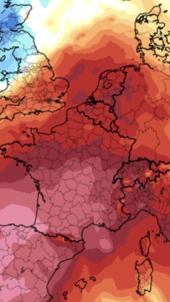Anomalie de température prévue pour le 4 septembre 2026. // Source : Via X @La_Meteo_du_13 (image recadrée) Anomalie de température prévue pour le 4 septembre 2026. // Source : Via X @La_Meteo_du_13 (image recadrée)