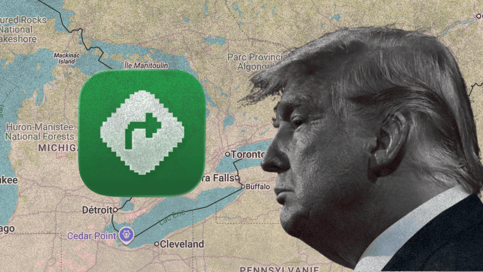« Lac Ontario » vs « Lake America » : l'appli MapQuest tient tête à Donald Trump et grimpe en flèche sur l'App Store