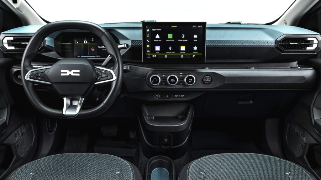 La nouvelle Dacia Spring. // Source : Dacia pour Numerama La nouvelle Dacia Spring. // Source : Dacia pour Numerama