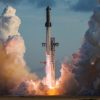 14e décollage du Starship. // Source : Via X @SpaceX (image recadrée)