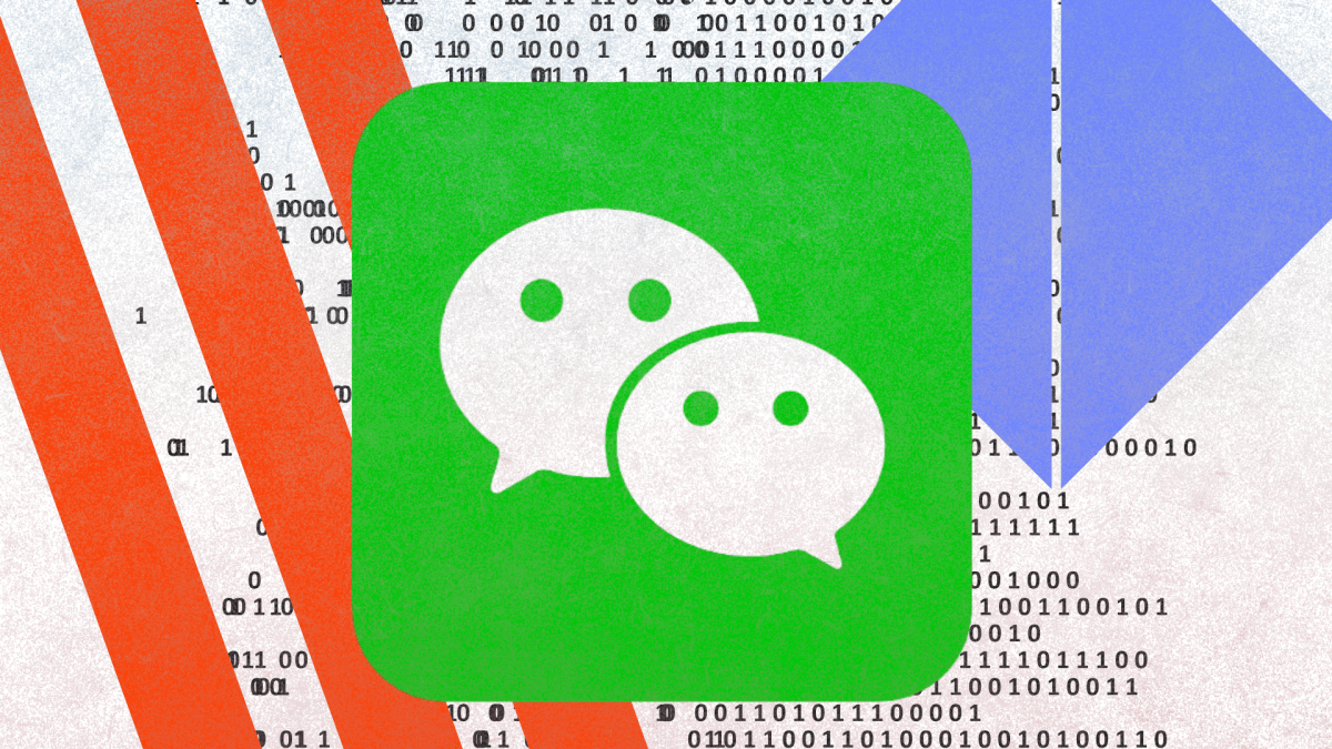 Wechat piraté // Source : montage Numerama Wechat piraté // Source : montage Numerama