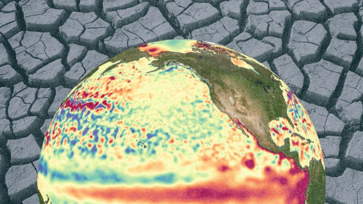 El Niño, illustration. // Source : CNES, montage Numerama El Niño, illustration. // Source : CNES, montage Numerama