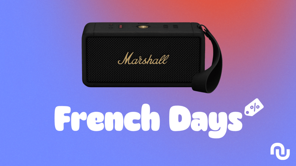 Enceinte sans fil Marshall Middleton // Source : Numerama