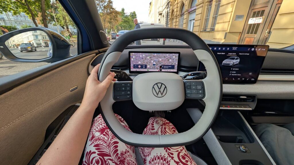 Essai Volkswagen ID. Polo // Source : Raphaelle Baut pour Numerama Essai Volkswagen ID. Polo // Source : Raphaelle Baut pour Numerama