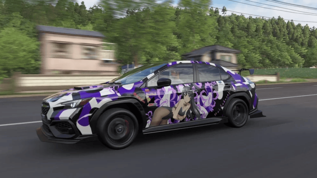 Un véhicule itasha // Source : r/SeishunButaYarou / Reddit Un véhicule itasha // Source : r/SeishunButaYarou / Reddit