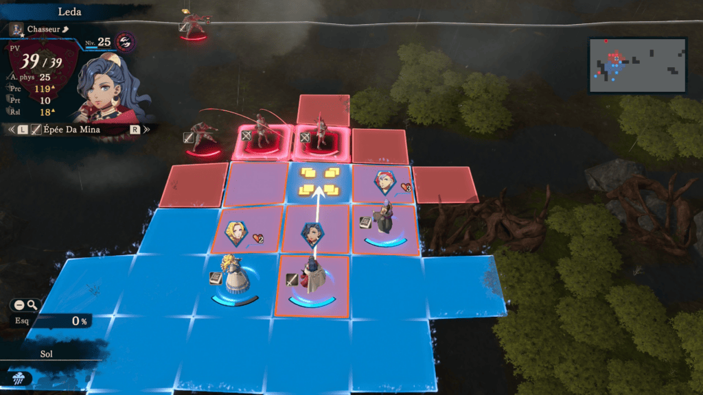 Une fois l'art du placement des unités assimilé, le jeu n'est pas vraiment difficile. // Source : Capture Switch 2 Une fois l'art du placement des unités assimilé, le jeu n'est pas vraiment difficile. // Source : Capture Switch 2