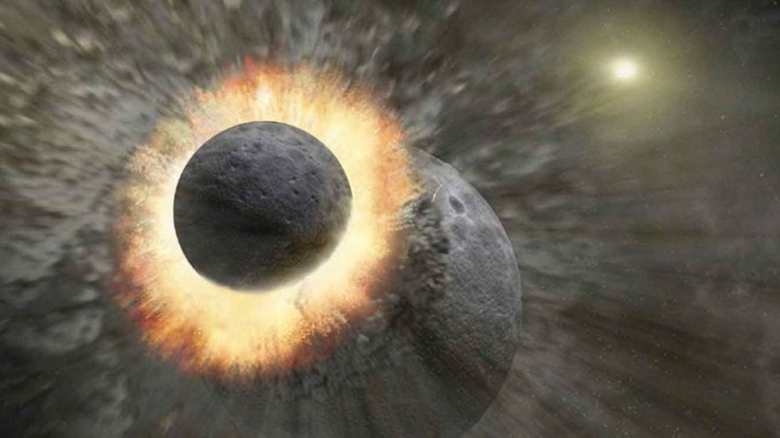 Des simulations montrent que la Lune aurait pu se former en seulement 5 heures après un impact géant sur la Terre