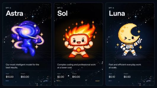 La famille de modèles GPT-6. // Source : OpenAI