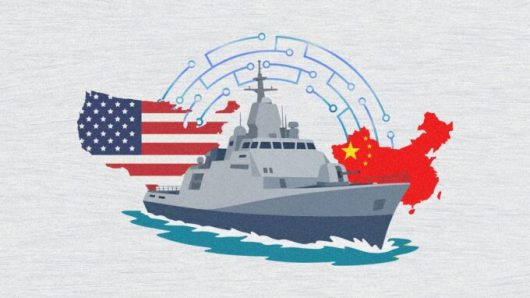 L'erreur d'une IA aurait pu déclencher une guerre États-Unis/Chine. // Source : Montage Numerama avec Canva