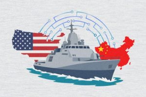 L'erreur d'une IA aurait pu déclencher une guerre États-Unis/Chine. // Source : Montage Numerama avec Canva L'erreur d'une IA aurait pu déclencher une guerre États-Unis/Chine. // Source : Montage Numerama avec Canva