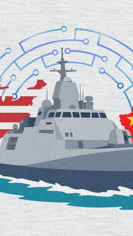 L'erreur d'une IA aurait pu déclencher une guerre États-Unis/Chine. // Source : Montage Numerama avec Canva L'erreur d'une IA aurait pu déclencher une guerre États-Unis/Chine. // Source : Montage Numerama avec Canva