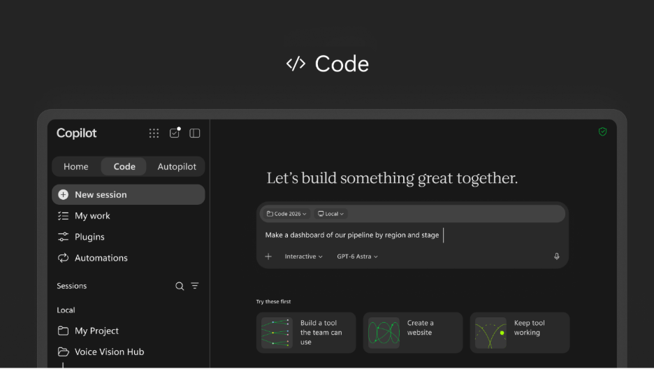 Microsoft Copilot reprend le design de l'app Claude sur Desktop. Microsoft Copilot reprend le design de l'app Claude sur Desktop.