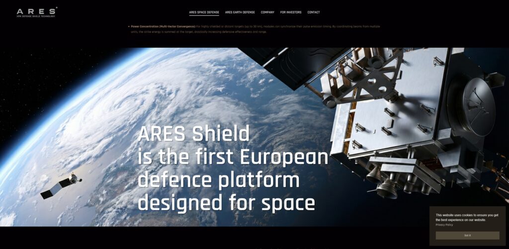 le site d'ares shield