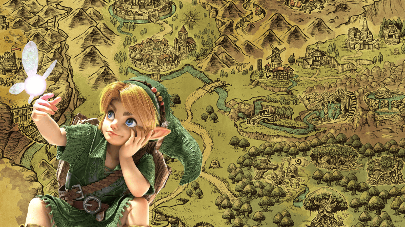Voilà à quoi ressemble la nouvelle carte du remake de Zelda Ocarina of Time