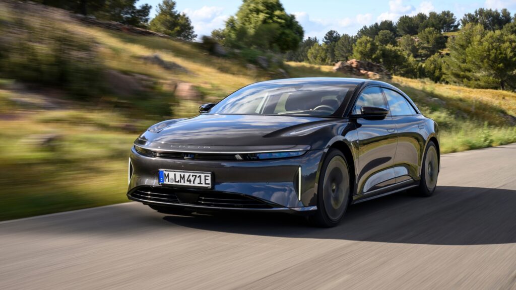 Lucid Air Grand Touring. // Source : Lucid Lucid Air Grand Touring. // Source : Lucid