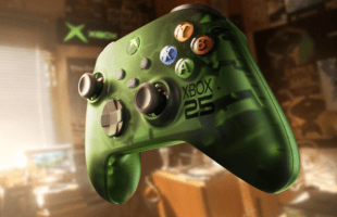 La manette Xbox spéciale 25e anniversaire // Source : Microsoft