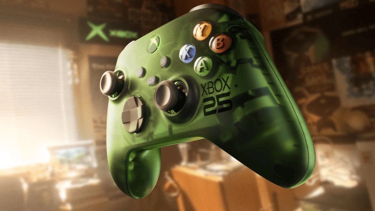 La manette Xbox spéciale 25e anniversaire // Source : Microsoft La manette Xbox spéciale 25e anniversaire // Source : Microsoft