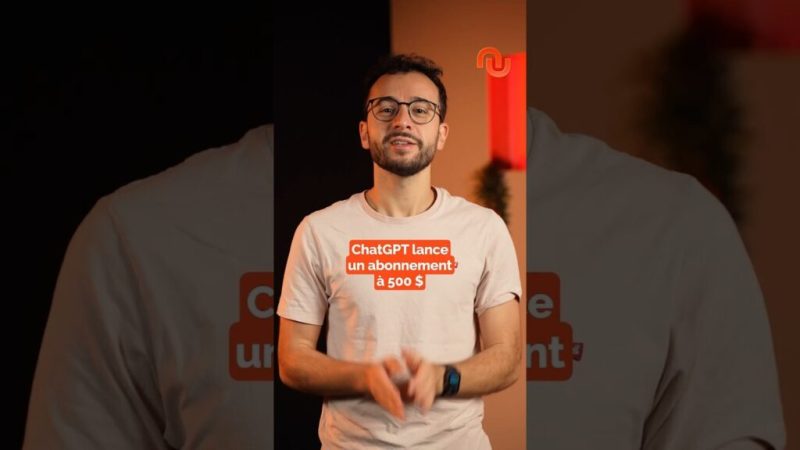 Chat GPT à 500 dollars ?!