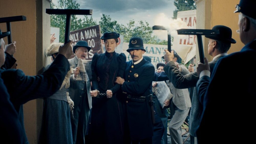 Monster: The Lizzie Borden Story. Ella Beatty as Lizzie Borden in episode 407 of Monster: The Lizzie Borden Story. Cr. Courtesy of Netflix © 2026 Monster: The Lizzie Borden Story. Ella Beatty as Lizzie Borden in episode 407 of Monster: The Lizzie Borden Story. Cr. Courtesy of Netflix © 2026