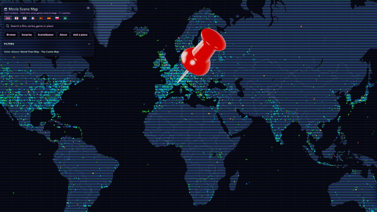 Movie Scene Map // Source : Numerama Movie Scene Map // Source : Numerama