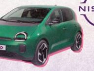 Nissan va présenter une citadine électrique reprenant la Renault Twingo. // Source : Montage Numerama Nissan va présenter une citadine électrique reprenant la Renault Twingo. // Source : Montage Numerama