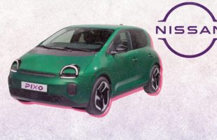 Nissan va présenter une citadine électrique reprenant la Renault Twingo. // Source : Montage Numerama Nissan va présenter une citadine électrique reprenant la Renault Twingo. // Source : Montage Numerama
