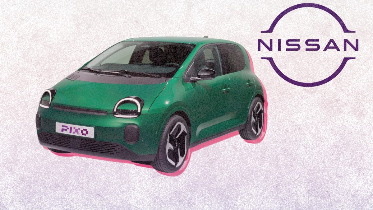 Nissan va présenter une citadine électrique reprenant la Renault Twingo. // Source : Montage Numerama Nissan va présenter une citadine électrique reprenant la Renault Twingo. // Source : Montage Numerama