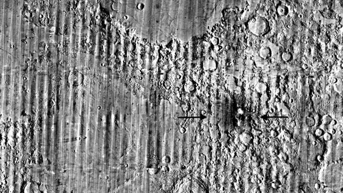 Le nouveau cratère lunaire découvert. // Source : NASA Goddard/Intuitive Machines/Robert Wagner Le nouveau cratère lunaire découvert. // Source : NASA Goddard/Intuitive Machines/Robert Wagner