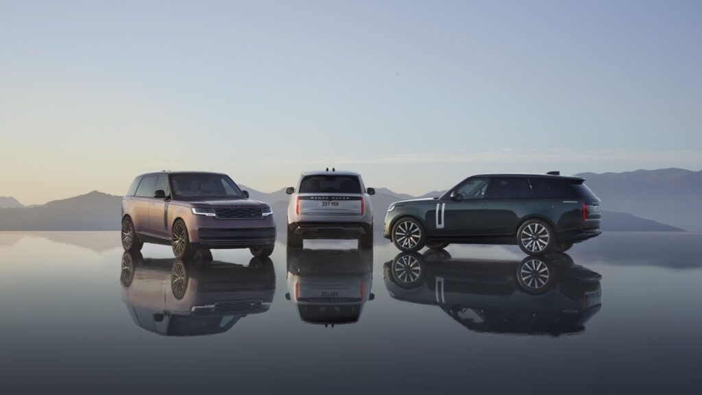 Le Range Rover Electric. // Source : Range Rover Le Range Rover Electric. // Source : Range Rover