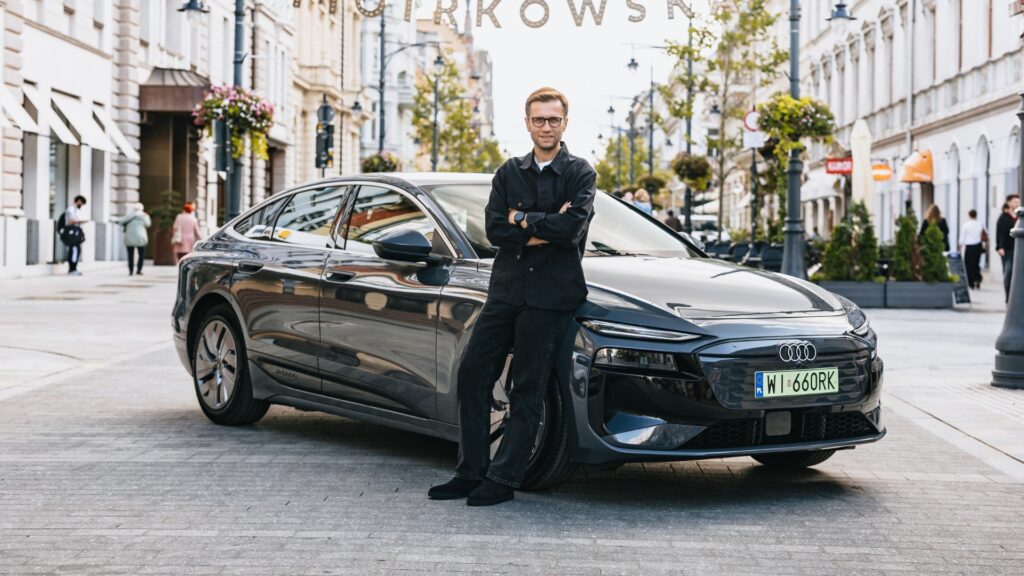 Le pilote polonais Miko Marczyk a roulé 1 338 km sur une seule charge. // Source : Audi Le pilote polonais Miko Marczyk a roulé 1 338 km sur une seule charge. // Source : Audi