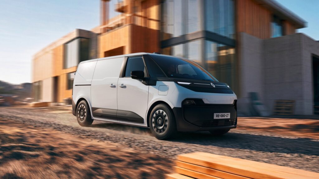 Le Renault Trafic Van E-Tech // Source : Renault Le Renault Trafic Van E-Tech // Source : Renault